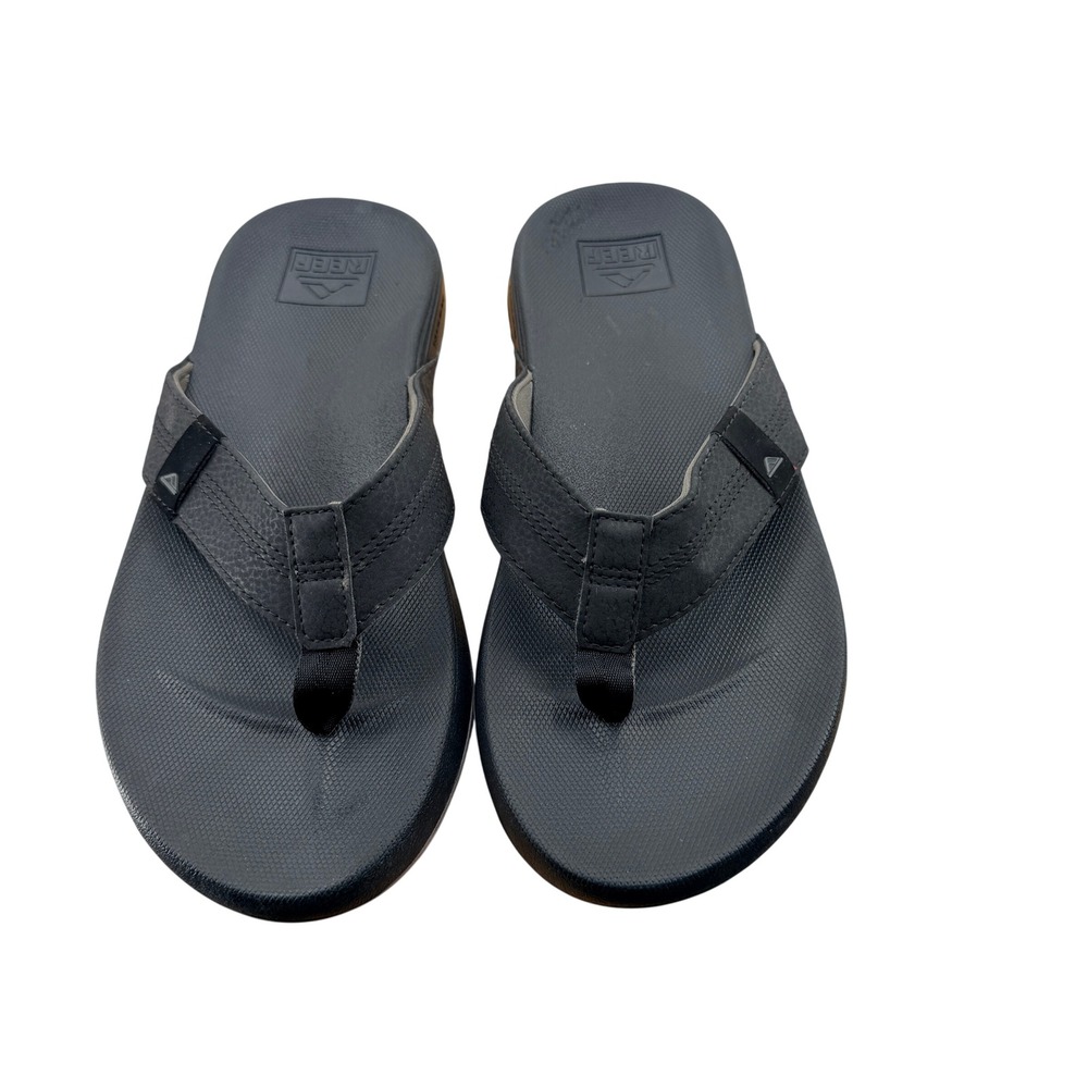 Reef Cushion Phantom Mens Flip Flops Sandals Black Size 8 K-21 JYC Summer Beach